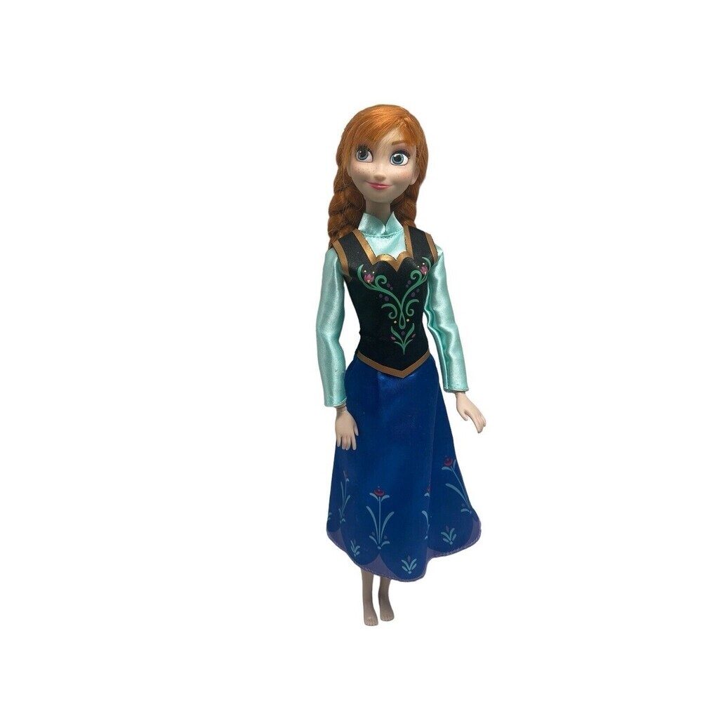 Disney Frozen Anna Barbie Fashion Doll Hasbro Red Hair Braids